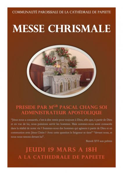 Affiche chrismale 2015