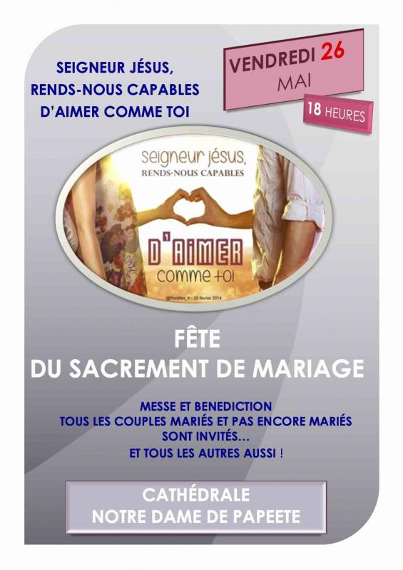 Affiche mariage 2017