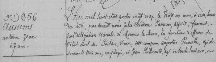 Fr AUSSEMS Rombaud - décès 1.
